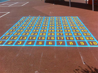 Linemarking of School, Playground Puzzles and Games