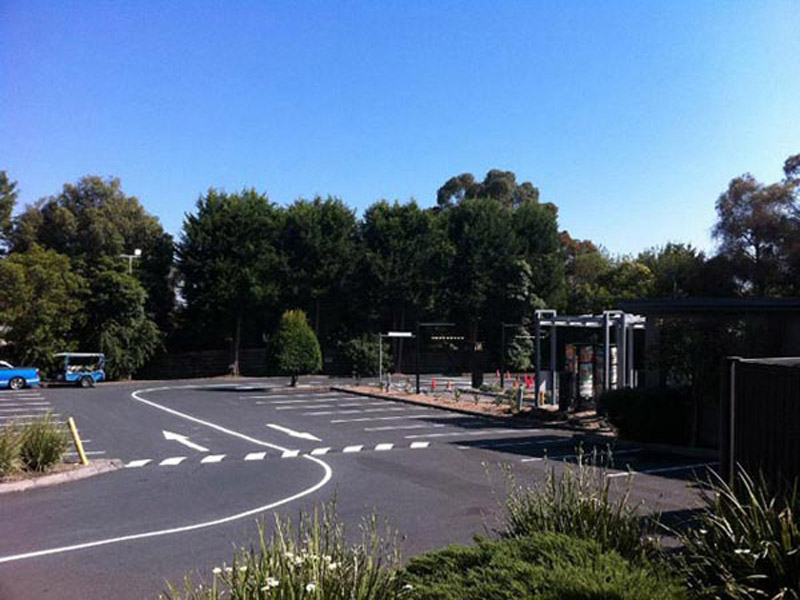 Parking Bays, Symbols, lettering, Numbering, Arrows, Speed Hump car park line linemarking 